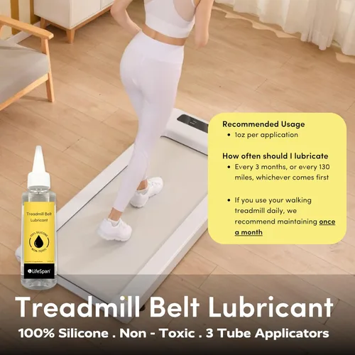Vista 2 de LifeSpan Fitness Lubricante para cinta de correr 100% silicona, transparente, 4 onzas