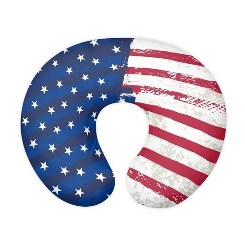 Vista 38 de American Stars - Funda de almohada de lactancia suave y cómoda para recién nacido, resistente a las manchas y a los arañazos del 4 de julio