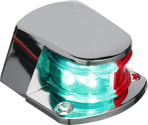 Vista 4 de SEACHOICE Luz de arco LED, navegación marina, cromo bicolor, visibilidad de 1 milla para vela o lanchas motoras de menos de 39 pies