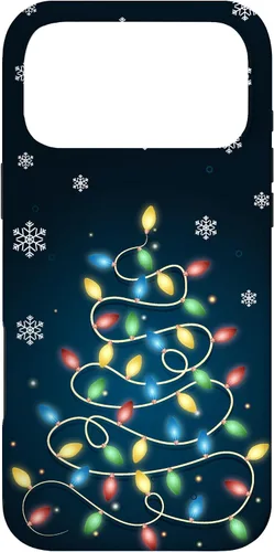 Vista 22 de Christmas Lights ICY Crystals Theme Snowflake Case for iPhone 17