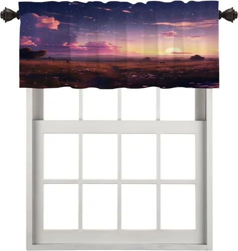 Vista 205 de Cortinas opacas de poliéster multicapa para cafetería, con diseño de diamantes, 2 unidades, 26 x 24 pulgadas