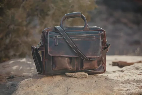 Vista 7 de Buffalo Leather Pilot Bag