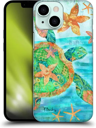 Vista 19 de Head Case Designs Funda rígida con licencia oficial de Paul Brent Agate Mermaid Coastal compatible con Apple iPhone 13 Mini