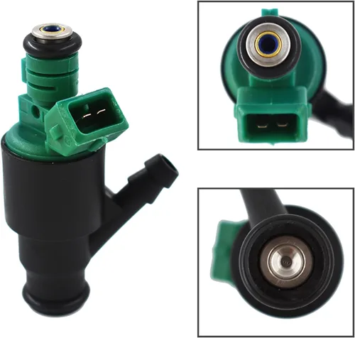 Vista 2 de waltyotur 4 inyectores de combustible Boquilla 2 agujeros 0280150504 0280150502 Reemplazo para Kia Sportage 2.0L L4 1995 1996 1997 1998 1999 2000