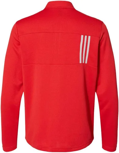 Vista 2 de adidas - Suéter de punto doble con cremallera de 3 rayas - A482