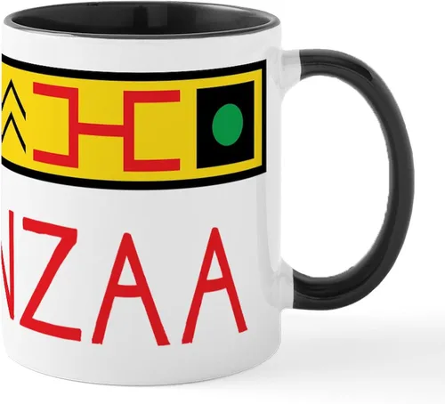 Vista 19 de CafePress Celebrate Kwanzaa - Taza de café de cerámica de 11 oz (11.0 fl oz)