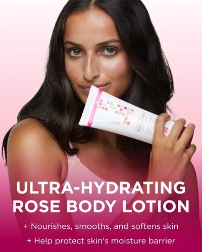 Vista 2 de Andalou Naturals 1000 Roses Loción corporal calmante - Mejora la humedad de la piel con manteca de karité y aloe vera - Loción hidratante