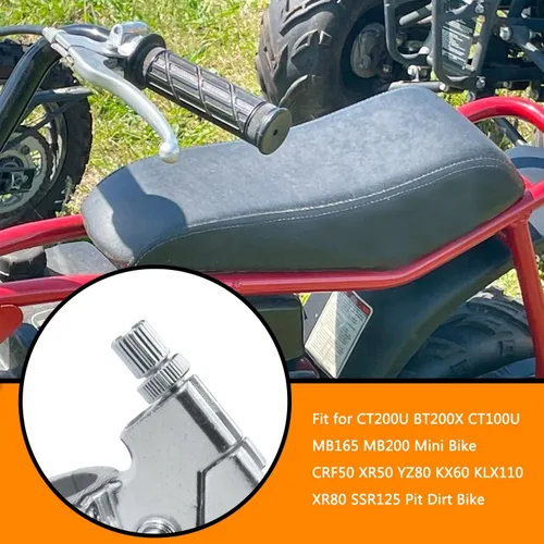 Vista 2 de HOLATO Tornillo ajustador de cable de freno M8 Clucth de 0.315 in para Coleman CT200U CT100U Baja Yerf-Dog Mini Bike CT70 CRF50 CRF110 XR50 KLX110