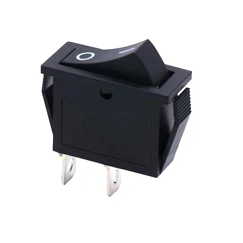 Vista 2 de HY35C Interruptor de botón pulsador de 2 pines CA 125/250V para electrodomésticos Interruptor basculante de encendido y apagado