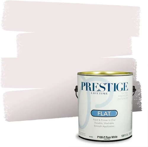 Vista 28 de PRESTIGE Pinturas de pintura interior e imprimación en uno, 1 galón, plano, combinación comparable de Sherwin Williams* Kimono Violet*