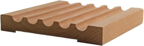 Vista 2 de EWCA49 Estriado 5-1/8" Ancho x 3/4" Carcasa Sin Terminar, Cereza, 42