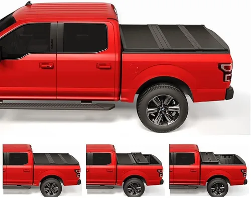 Vista 14 de Hard Tri-Fold Tonneau Cover 2007-2026 Silverado & Sierra 1500 5.8FT