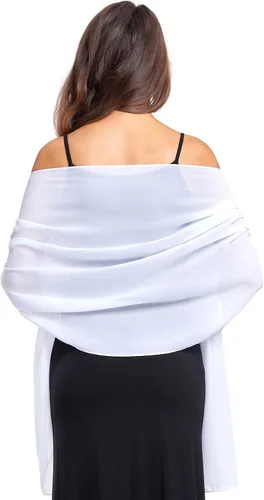 Vista 52 de Chales/mantones de gasa suave para vestidos, accesorios de mujer