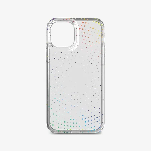 Vista 7 de tech21 Evo Sparkle Radiant - Carcasa para iPhone 12 Mini 5G