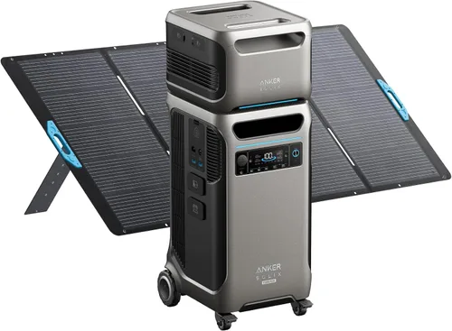 Vista 7 de Anker SOLIX F3800 Power Station con doble concentrador de alimentación y 2