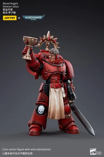 Vista 4 de JOYTOY 1/18 Warhammer 40,000 Ángeles de Sangre Salus Veterano