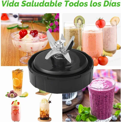 Vista 7 de Cuchilla de repuesto SS101 para accesorios de licuadora Ninja, cuchilla de licuadora de 7 aletas