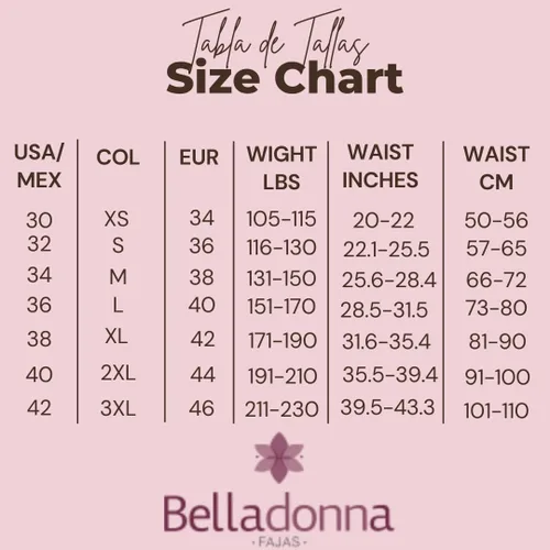 Vista 4 de BELLADONNA Fajas Colombianas Originales Cinturilla Ultra Waist