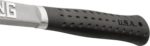 Vista 4 de ESTWING AL-PRO Martillo de Enmarcado de Aluminio - 14 oz Garra Recta Rip con Cara Lisa y Agarre de Reducción de Impactos - ALBK, Negro