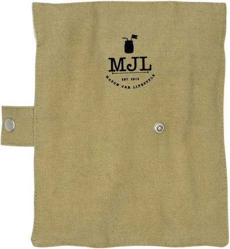 Vista 5 de Utensilios de bambú de viaje Cubiertos Juego de cubiertos con funda de transporte de algodón por Mason Jar Lifestyle