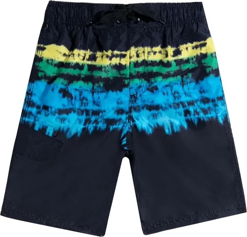 Vista 29 de Kanu Surf Traje de baño de playa con protección UPF 50+ de secado rápido para niños Dominica Verde