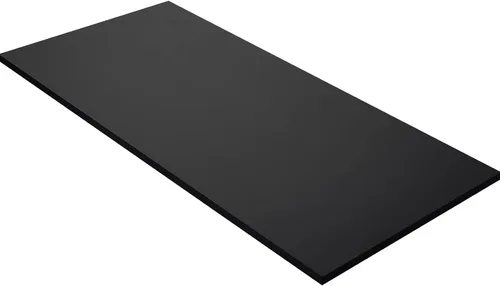 Vista 39 de 36x20 pulgadas Mesa Negra Universal, Escritorio Sólido de Una Pieza, Encimera Reversible de Melamina, Dobles Escritorios, L-Escritorio DIY