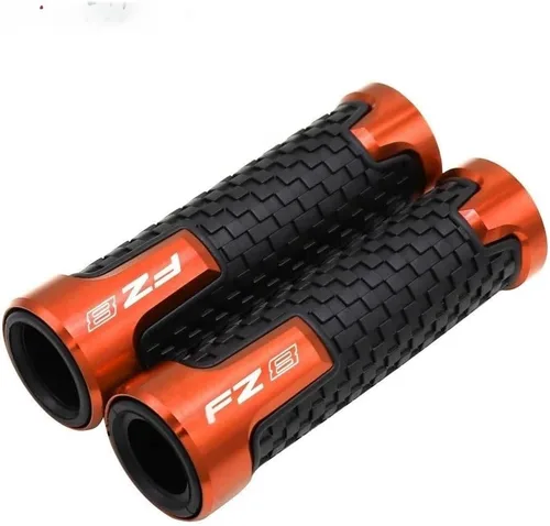Vista 6 de Antideslizante manillar agarre cubre 7/8 "0.866 in CNC aluminio motocicleta mango agarres agarre para FZ8 FZ 8 2010 2011 2012 2013 2014 2015 2016