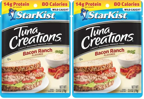 Vista 65 de StarKist Tuna Creations Ginger Sesame - Sabor de jengibre y sésamo para atún 14g Protein Per Serving, Wild Caught, Shelf Stable Seafood, Gluten