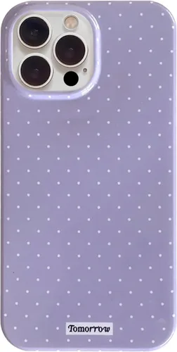 Vista 55 de inewateri Funda compatible con iPhone 11 con bonito diseño estético de lunares a la moda, fundas simples para TPU suave, funda de protección Negro