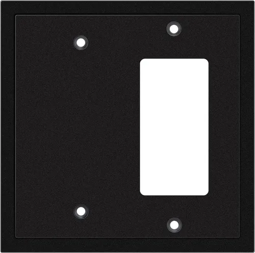 Vista 27 de Henne Bery Placa decorativa de pared con borde moderno, tapa de tomacorriente para cubrir enchufe, aleación de zinc maciza duradera