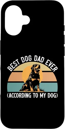 Vista 32 de Rottweiler Dog Lover Gift, Best Dog Dad Ever, Rottie Father Case for iPhone 17