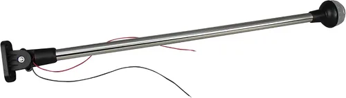Vista 5 de Pactrade Marine SS 25 pulgadas LED RV ajustable plegable todo redondo 360 grados poste de popa luz de anclaje luz de anclaje para pontón, barco