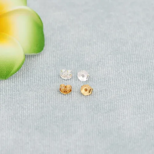 Vista 7 de 20 unidades/10 pares de aretes chapados en oro de 18 quilates para tachuelas, de plata de ley 925, no se decolora, seguro, hipoalergénico seguro
