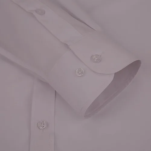 Vista 4 de Camisas de vestir de ajuste regular para hombre, de manga larga, elásticas, sin arrugas, con botones, blusa formal ligera y sólida