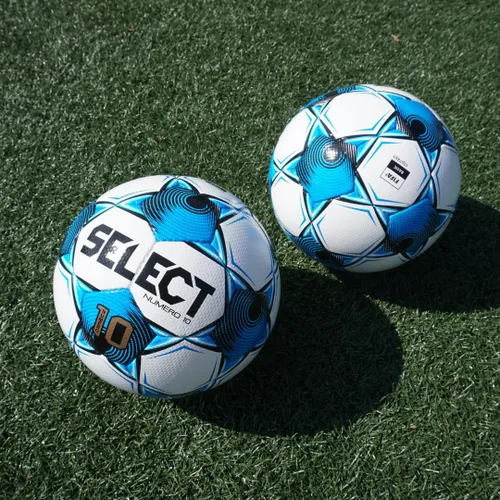Vista 5 de SELECT Balón de fútbol número 10 Blanco/Azul/Negro V25 - 1-Ball