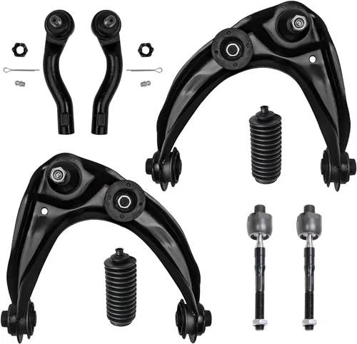 Vista 145 de Detroit Axle - Kit de brazos de control de extremo de 8 piezas para Toyota 2001-2003 Highlander 2002-2003 Camry Lexus ES300, 2 conjuntos de brazos