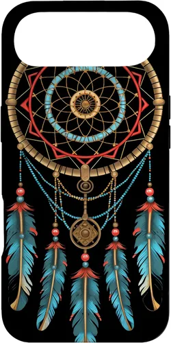 Vista 27 de Dreamcatcher Native American Indian Feathers Tribal Boho Case for iPhone 17