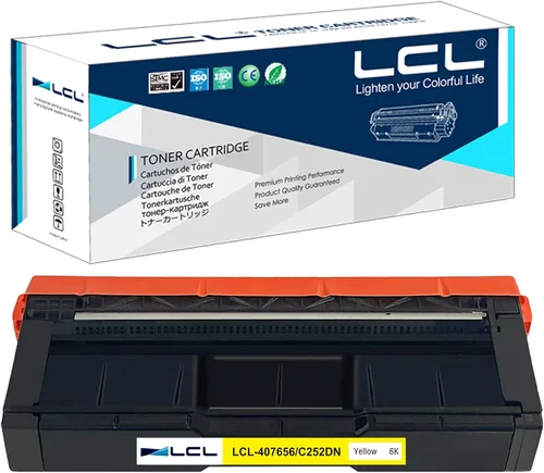 Vista 9 de LCL Cartucho de tóner remanufacturado de repuesto para Ricoh 407653 sp c252dn c252sf c262dnw c262sfnw C252HA 6500 páginas (paquete de 1 negro)