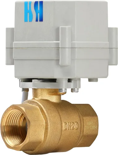 Vista 13 de 2 vías 1" 12VDC 9-24VDC 0-10V NPT Válvula de bola motorizada de control de modulación integral proporcional