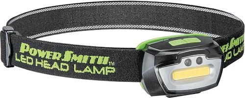 Vista 7 de PowerSmith PHLR225D - Linterna frontal LED recargable de 2 x 250 lúmenes, batería de iones de litio resistente a la intemperie con luz