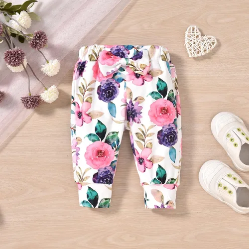Vista 7 de Aalizzwell Conjunto de pantalones de canalé para bebés y niñas
