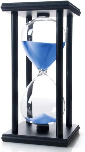 Vista 7 de Bellaware Reloj de Arena de Madera, Temporizador de Arena de 15 Minutos