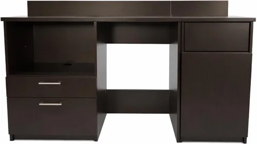 Vista 6 de BREAKtime Gabinete de estación de café con mini nevera y espacio para microondas, cocina comercial para sala de descanso, totalmente montado, 48