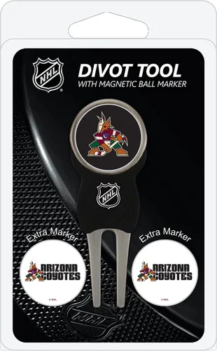 Vista 2 de Team Golf NHL Adult-Unisex Divot Tool Pack with 3 Golf Ball Markers