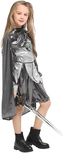 Vista 4 de Quenny Nuevos disfraces de cosplay de Halloween, disfraz de princesa guerrera armadura.