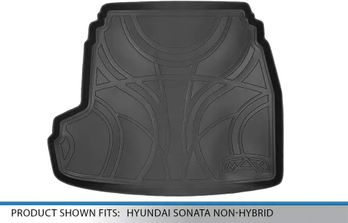 Vista 3 de SMARTLINER Alfombrilla de suelo para maletero de carga para todo tipo de clima para Hyundai Sonata 2011-2014