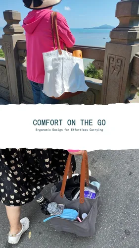 Vista 2 de Bolsas de comestibles reutilizables para trabajo pesado, bolsas de la compra a granel, bolsas de compras plegables, bolsa multiusos de la compra