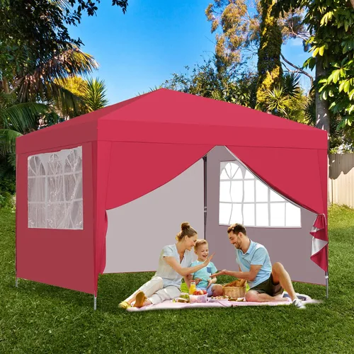 Vista 7 de GDY - Carpa plegable de 10 x 10 pies, toldo para exteriores con bolsa de transporte