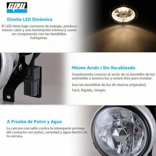 Vista 6 de CPW Luces antiniebla aptas para Honda Element 2003-2006 para el lado