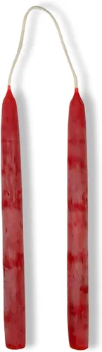 Vista 30 de Candlestock Velas cónicas de cera de abejas – 1/2 pulgada de diámetro, cera de abeja pura 100% natural de Estados Unidos, mecha de algodón, sin